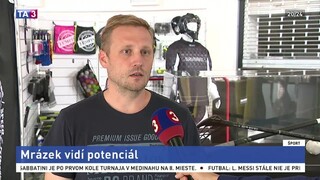 Mrázek vidí v našom florbale potenciál, upísal sa mu na dva roky