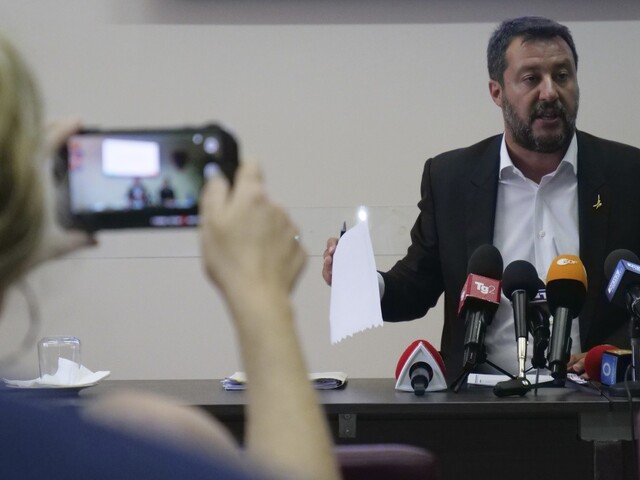 Salviniho vyšetruje prokuratúra, dôvodom sú odmietnutí migranti