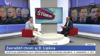 D. Lipšic v TA3: O objednávke jeho vraždy aj o tom, kto mal motív