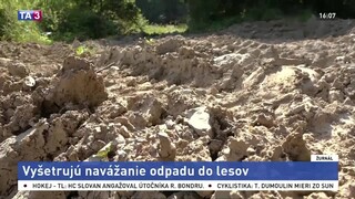 V Prešove vyšetrujú envirokriminalitu, dôvodom je odpad v lese