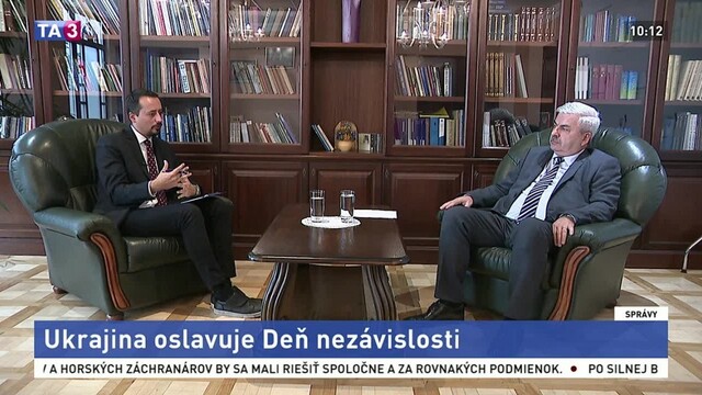 Veľvyslanec J. Muška o oslavách Dňa nezávislosti na Ukrajine