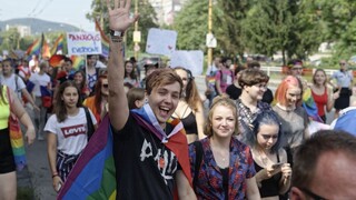 Fotogaléria: Košice žiarili farbami dúhy. Takto to vyzeralo na Pride