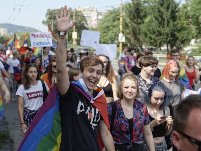 Fotogaléria: Košice žiarili farbami dúhy. Takto to vyzeralo na Pride