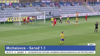 Sereď s Michalovcami remizovala, skóre stretnutia otvoril Cléber