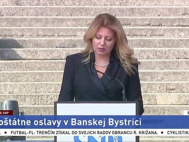 Príhovor prezidentky Z. Čaputovej na oslavách výročia SNP