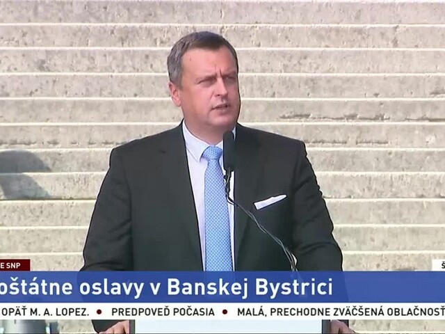 Príhovor predsedu parlamentu A. Danka na oslavách SNP