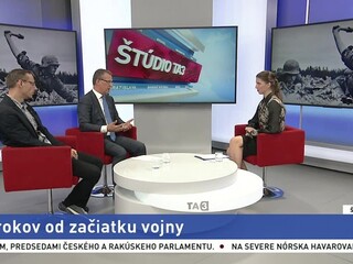 ŠTÚDIO TA3: Veľvyslanec K. Strzałka a historik I. Baka o 2. svetovej vojne