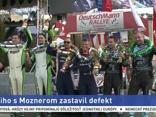 Pretekári Koči s Moznerom skončili druhí, spomalil ich defekt