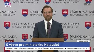 TB podpredsedu Výboru NR SR pre zdravotníctvo M. Krajčího o výzve pre ministerku Kalavskú