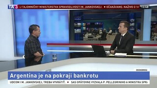 HOSŤ V ŠTÚDIU: Prognostik V. Baláž o hroziacom bankrote v Argentíne