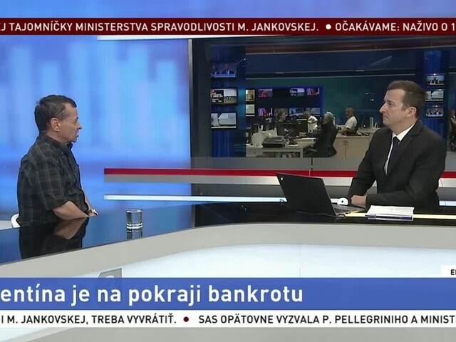 HOSŤ V ŠTÚDIU: Prognostik V. Baláž o hroziacom bankrote v Argentíne