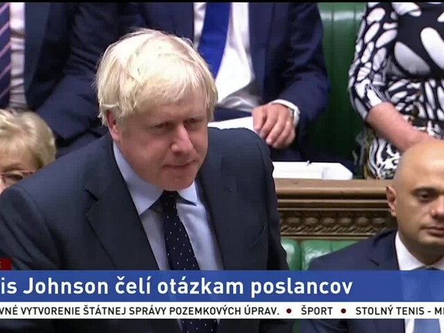 Vystúpenie B. Johnsona pred britskými poslancami