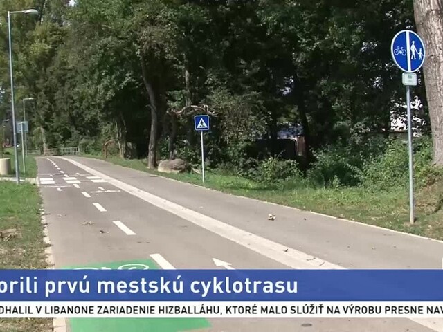 Prvá mestská cyklotrasa je po komplikáciách konečne otvorená