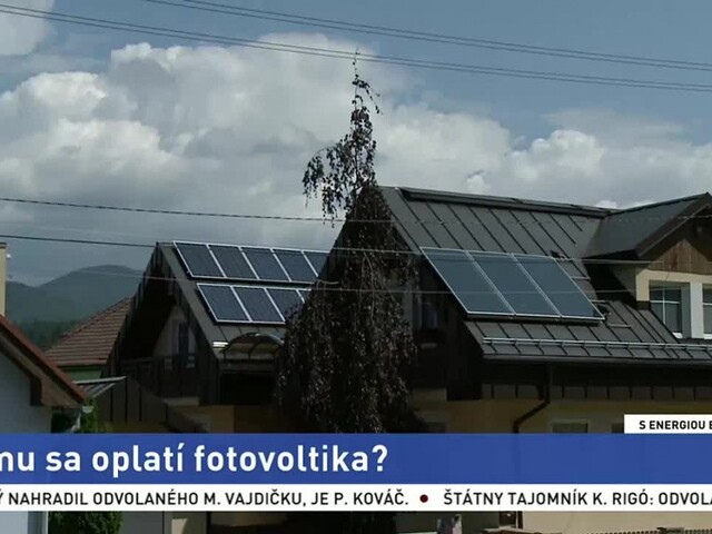 Komu sa oplatí fotovoltika?