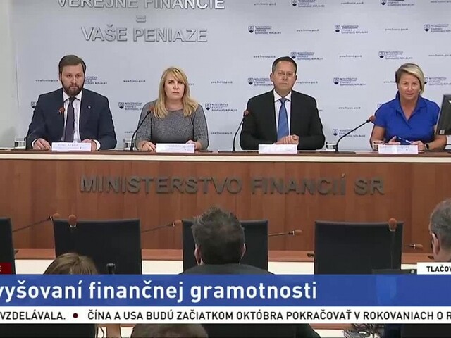 TB ministerstva financií o zvyšovaní finančnej gramotnosti
