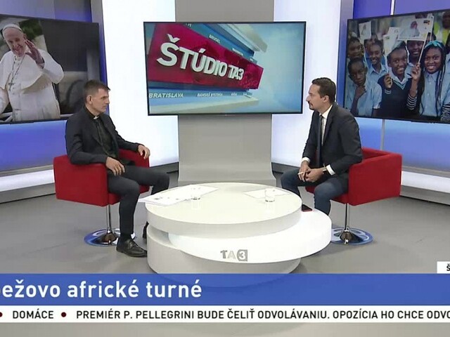 ŠTÚDIO TA3: M. Kramara o 31. apoštolskej ceste pápeža Františka