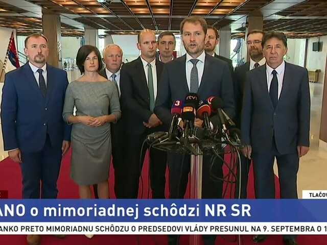 TB predstaviteľov strany OĽANO po neotvorení mimoriadnej schôdze