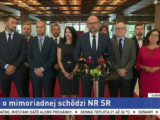 TB predstaviteľov strany SaS po neotvorení mimoriadnej parlamentnej schôdze