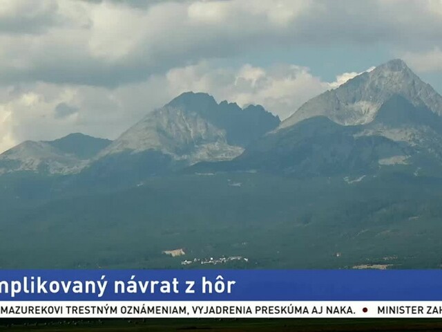 Českí turisti uviazli na Gerlachu, na túru sa vydali bez výstroja
