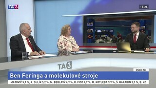 ŠTÚDIO TA3: Chemici M. Omastová a V. Milata o Benovi Ferigovi a molekulových strojoch