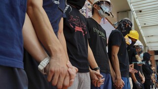 Protestujúci v Hongkongu prosia Trumpa o oslobodenie ich mesta