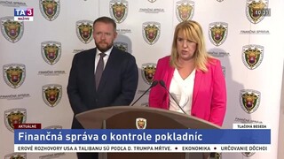 TB predstaviteľov Finančnej správy o kontrole pokladníc