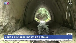 Voda z čistiarne má ísť do Kyjovského potoka, obyvatelia majú obavy