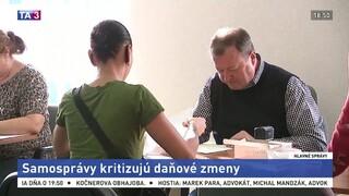 Samosprávy kritizujú daňové zmeny, nie sú pre nich výhodné