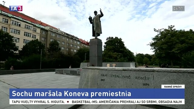 Sochu sovietskeho maršala v Prahe premiestnia. Nehoráznosť, tvrdia Rusi