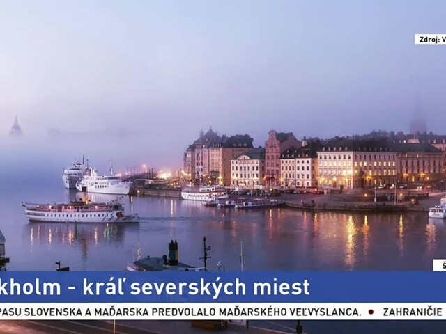 ŠTÚDIO TA3 Za hranicami: Ľ. Masariková a M. Šmátrala o Štokholme
