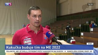 Kukučka buduje tím na ME 2022, na zraze privítal výber domácej ligy