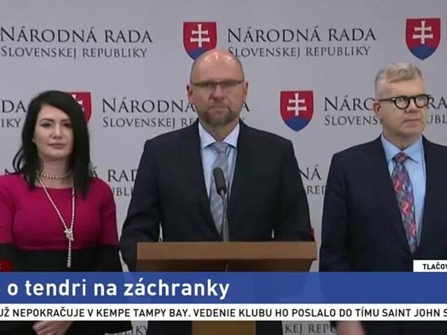 TB predstaviteľov strany SaS o tendri na záchranky