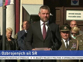 Prejav P. Pellegriniho pri príležitosti Dňa Ozbrojených síl SR