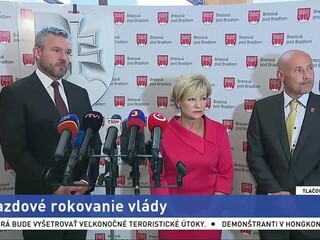 TB P. Pellegriniho, Ľ. Laššákovej a J. Cirana o výjazdovom rokovaní vlády