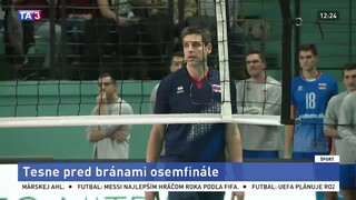 Slovenskí volejbalisti skončili tesne pred bránami osemfinále