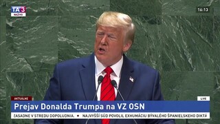 Prejav Donalda Trumpa na Valnom zhromaždení OSN