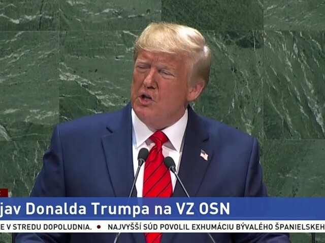 Prejav Donalda Trumpa na Valnom zhromaždení OSN