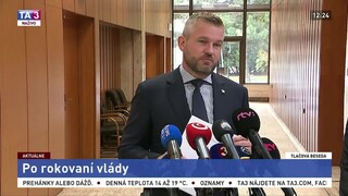 TB P. Pellegriniho po skončení rokovania vlády