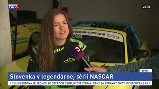 Slovenku uchvátil motosvet, vyskúšala si legendárny NASCAR