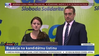 TB N. Blahovej a J. Rajtára po kritike predsedu SaS R. Sulíka