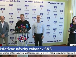 TB strany SNS o legislatívnych návrhoch zákonov