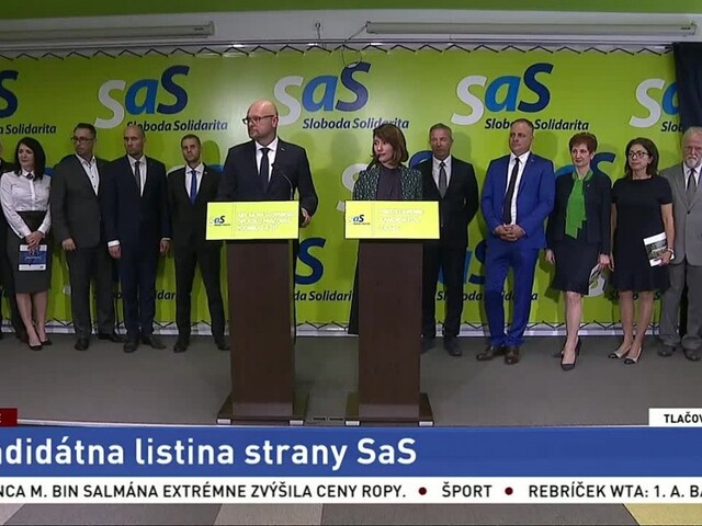 TB R. Sulíka k predstaveniu kandidátnej listiny strany SaS