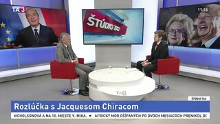 ŠTÚDIO TA3: Odborník P. Jusko o rozlúčke so Jacquesom Chiracom