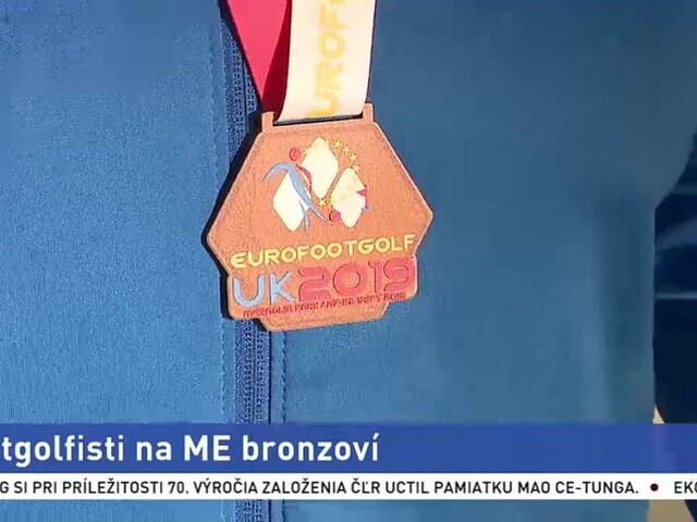 Slováci dosiahli medzinárodný úspech, vybojovali bronz vo footgolfe