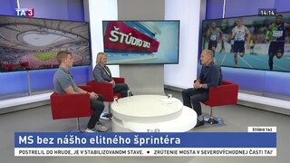 ŠTÚDIO TA3: Šprintér J. Volko a jeho trénerka N. Bendová o MS v Dohe