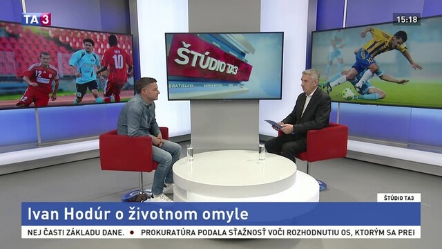ŠTÚDIO TA3: Bývalý futbalový reprezentant I. Hodúr o životnom omyle