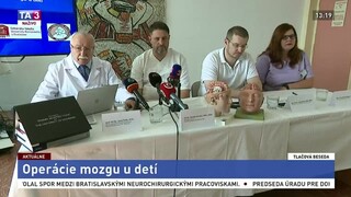 TB neurochirurgov J. Šteňa, A. Šteňa a M. Novotného o operácii mozgu u detí