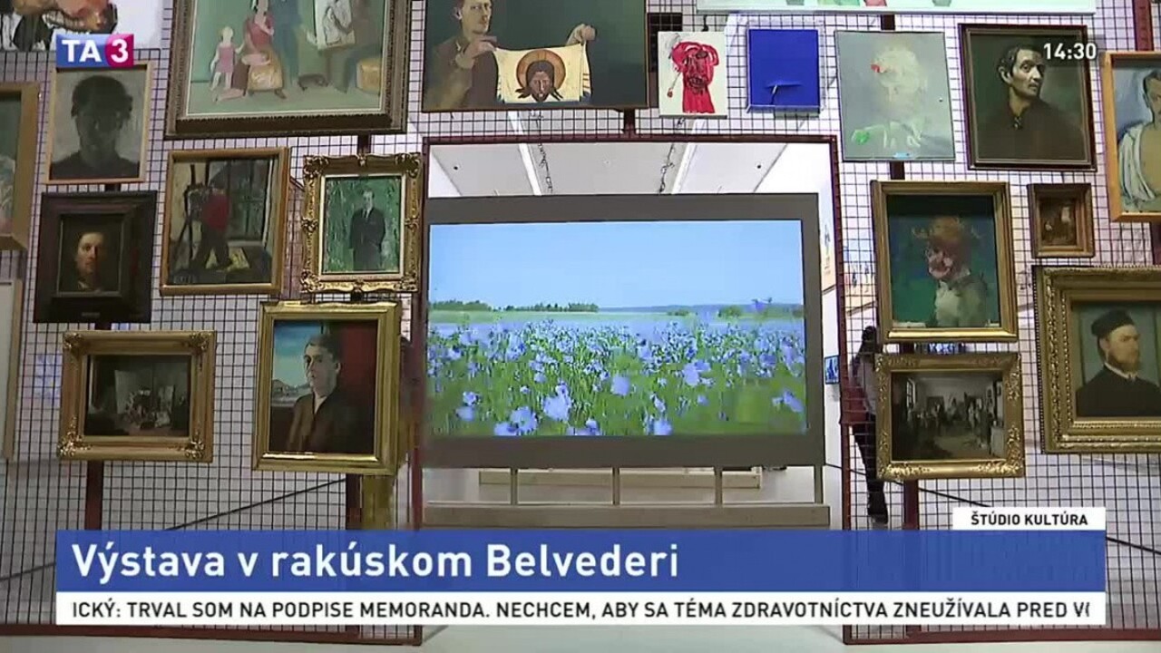 Výstava v rakúskom Belvederi / Divadlo Aréna uviedlo hru Na mol / Variabily Viktora Hulíka / Hľadanie pravdy s D. Čaplovičom / Grafická tvorba Lenky Štefankovej