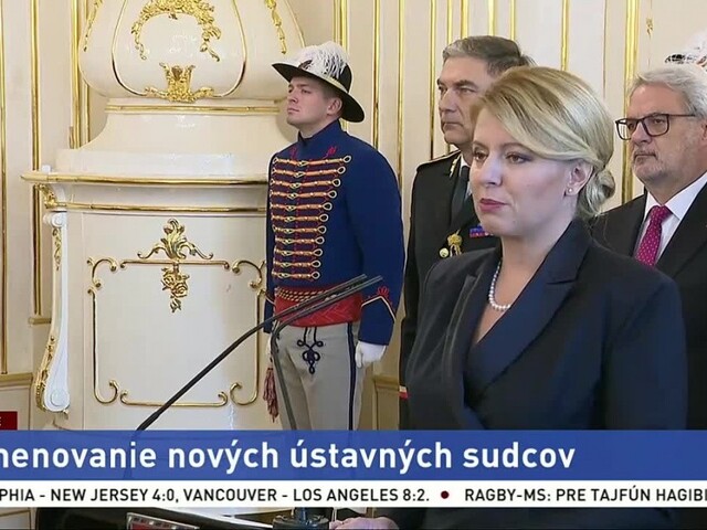 Vymenovanie ústavných sudcov prezidentkou Z. Čaputovou