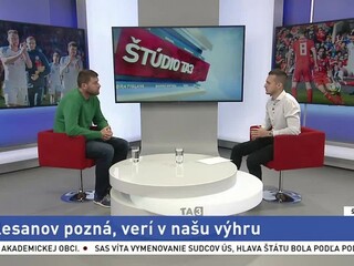 ŠTÚDIO TA3: Ľ. Michalík o kvalifikačnom zápase slovenskej reprezentácie